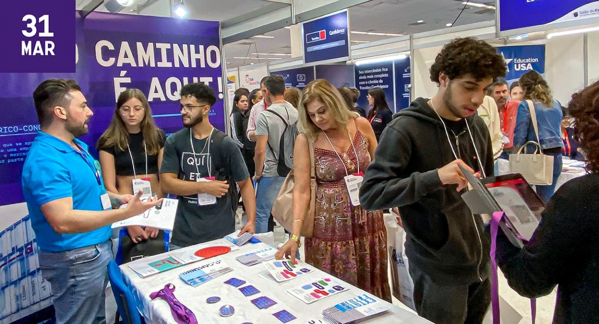 Estivemos no Salão do Estudante!